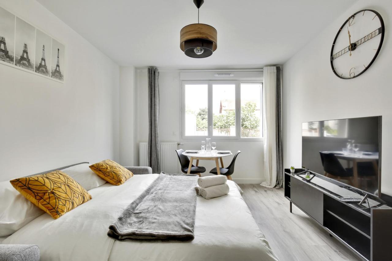 Chic Studio Near Paris - La Defense Bezons Buitenkant foto