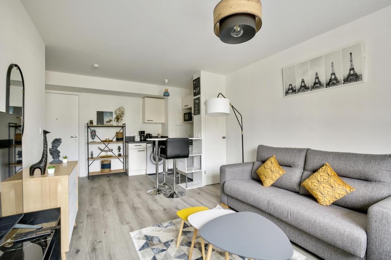 Chic Studio Near Paris - La Defense Bezons Buitenkant foto